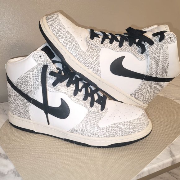 nike dunk high cocoa snake